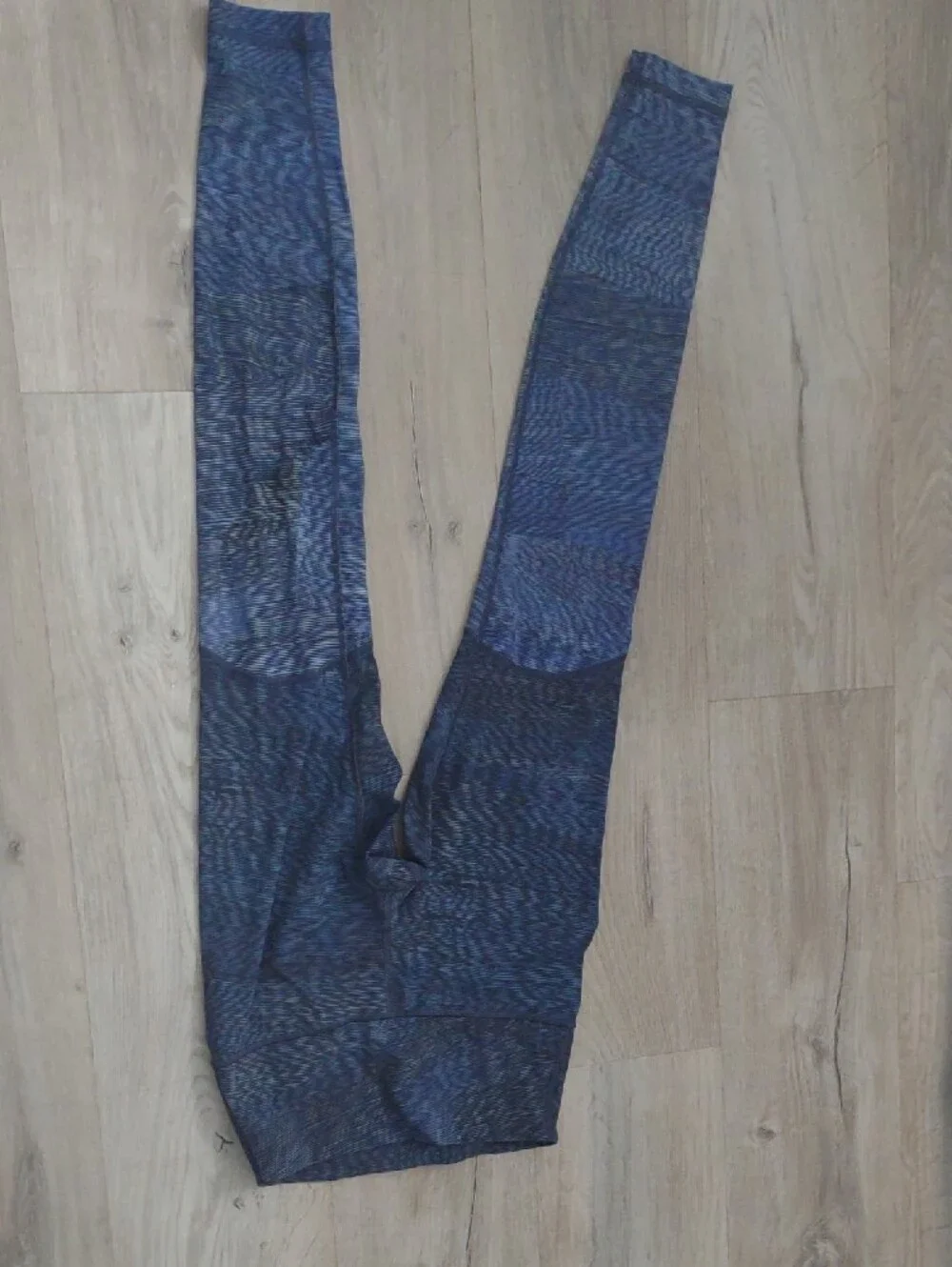 lululemon athletica Navy and Deep Blue Patterned Leggings